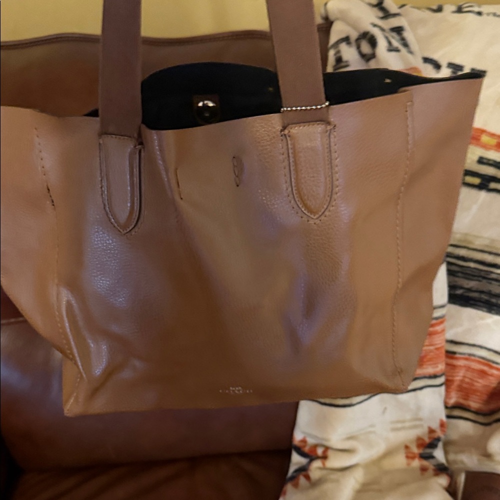 Coach Tan Leather Tote Bag